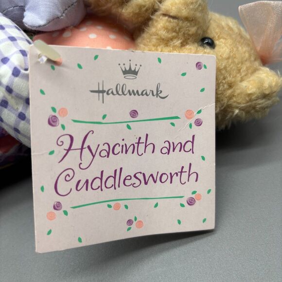Hallmark Hyacinth and Cuddlesworth Plush Bear Floral Dress 13" Stuffed Toy Doll - Picture 4 of 7